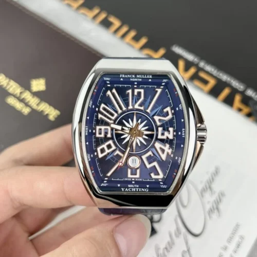 Franck Muller V45 Blue Replica Watch ABF Factory 45mm